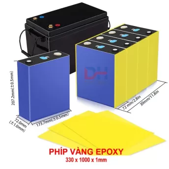 PHÍP THỦY TINH VÀNG EPOXY